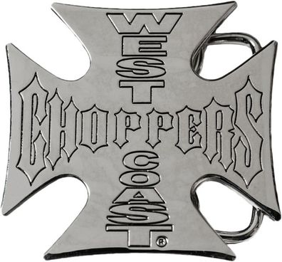 WCC West Coast Choppers Gürtelschnalle Iron Cross