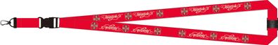 WCC West Coast Choppers Motorcycle Co. Lanyard Red