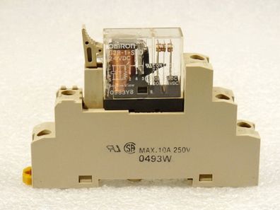 Omron G2R-1-SND Relais 24 VDC auf Relaissockel 0493W