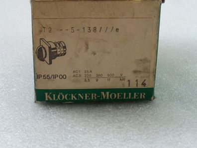 Klöckner Moeller IP 55/ IP00 Einschalter ungebraucht in geöffnetem Originalkarton