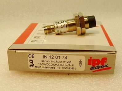 ipf electronic IN 12 01 74 Sensor ind. M12x1