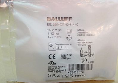 Balluff BES 516-324-G-S4-C / 554195 Initiator
