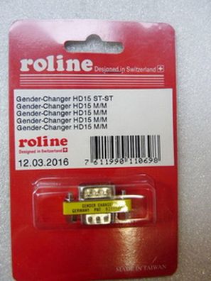 Roline Gender-Changer HD 15 ST-ST Stecker