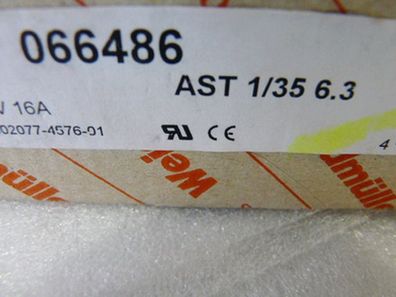 Weidmüller AST 1/35 6.3 W-Reihenklemme, VPE 50 Stück ungebraucht