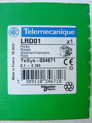 Telemecanique LRD01 Motorschutzrelais