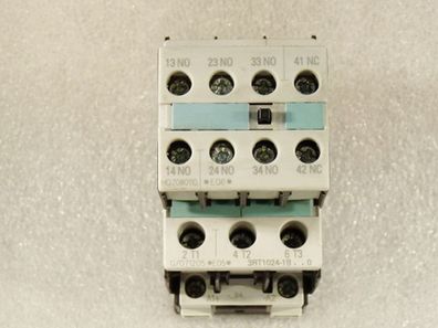 Siemens 3RT1024-1B Schütz DC 24V mit 3RH1921-1FA31 Hilfsschalterblock
