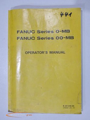 Fanuc Bedienungsanleitung Englisch Fanuc Series O-MB, OO-MB, 525 Seiten Inhalt