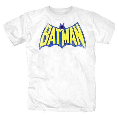 Batman Superman USA Retro Superheld America T-Shirt S-5XL weiß