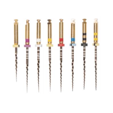 Wurzelkanalinstrumente Super Feilen E1 Gold NiTi | 6er Pack - 21 mm / F3