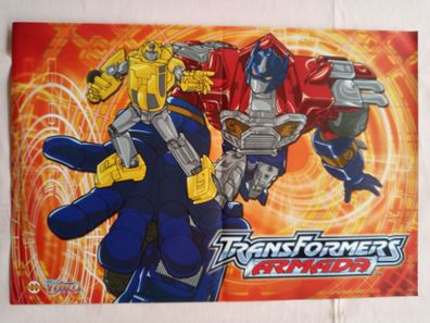 Originales altes Poster Transformers Armada + Digimon