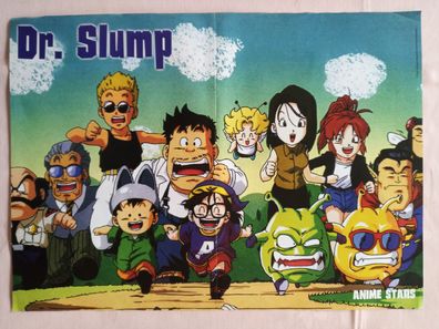 Originales altes Poster Dr. Slump + Manga