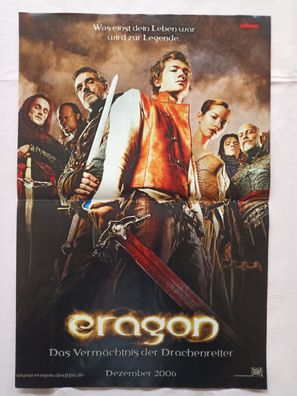 Originales altes Poster Eragon - Das Vermächtnis der Drachenreiter + LaFee