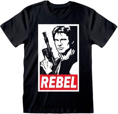 Star Wars - Han Solo Rebel T-Shirt Black