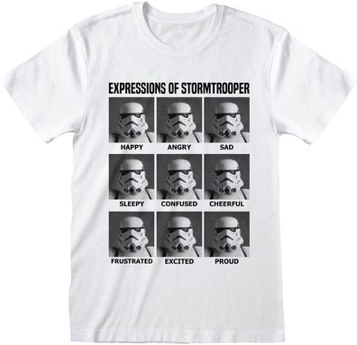 Star Wars - Expressions Of Stormtrooper T-Shirt White