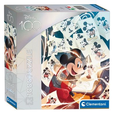 Clementoni Puzzle Disney 100 Jahre - Mickey Mouse, 1000Stück.
