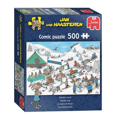 Jan van Haasteren Puzzle - Rentierrennen, 500tlg.