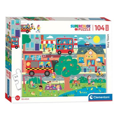 Clementoni Maxi Puzzle Busy City, 104 Teile.