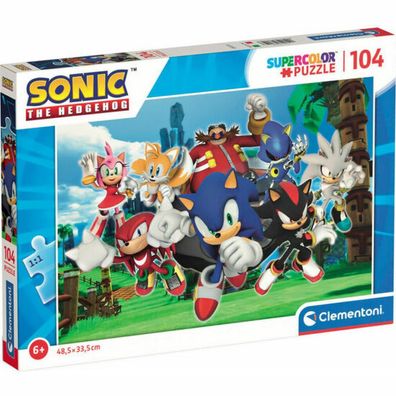 Clementoni Puzzlespiel Sonic, 104 Teile.