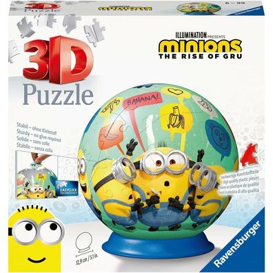 Minions 3D Puzzle Ball, 72 Teile.