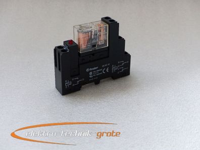 Omron Relais G2R-1-E 24V DC mit Finder 95.95.10 Relaissockel 12A