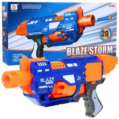 Elektrogewehr für Kinder ab 6 Jahren Blaze Storm 20 lange Schaumstoffgeschosse + ...