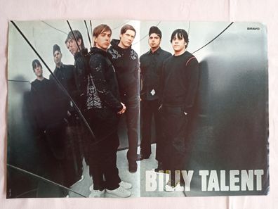 Originales altes Poster Billy Talent + Charmed