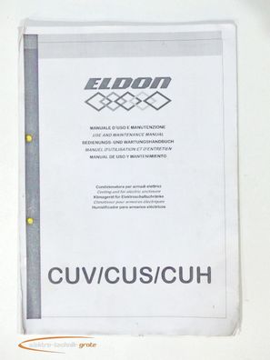Eldon Bedienungs- und Wartungshandbuch CUV/ CUS/ CUH