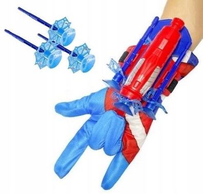 Capitan America Kinder Handschuh mit Netzwerfer, hochwertig, Verkleidungsmaske.