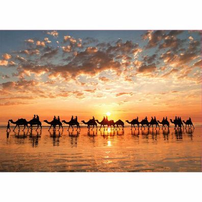 Goldener Sonnenuntergang am Cable Beach Australien puzzle 1000pcs