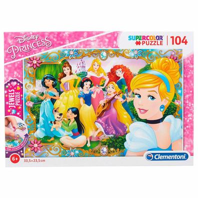 Disney Princesas Juwelen Puzzle 104Stück