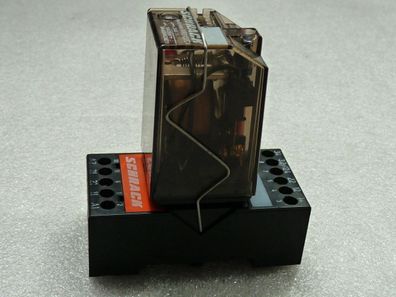 Schrack MR3130C4 multimode Relais mit Sockel 24 V 10 A 250 V