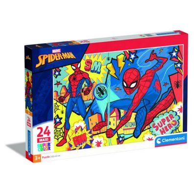 Clementoni Puzzle Spiderman: Super Hero MAXI 24 Teile