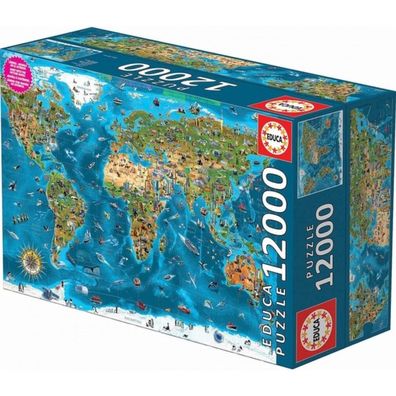 EDUCA Puzzle Wunder der Welt 12000 Teile