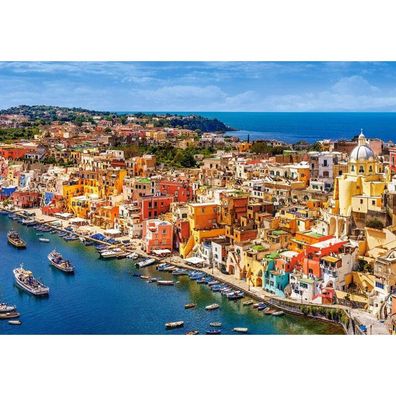 Castorland Puzzle Hafen von Corricella, Italien 1500 Teile