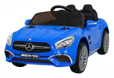 Mercedes Benz AMG SL65 S elektrisch für Kinder Blau + Fernbedienung + Audio-LED + ...