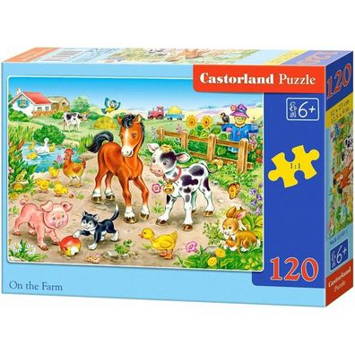 Castorland Puzzle Auf dem Bauernhof 120 Teile