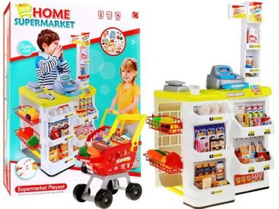 Supermarkt für Kinder ab 3 Jahren Celadon Spaß im Laden 24 Stk. Warenkorb + Waren ...