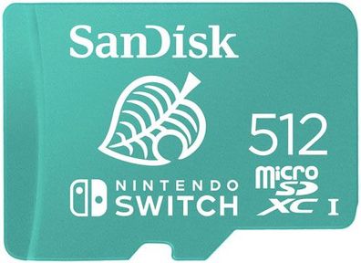Switch SD Speicher 512 GB - SanDisk Sdsqxao-512g-gnczn - (Nintendo Switch Hardware...