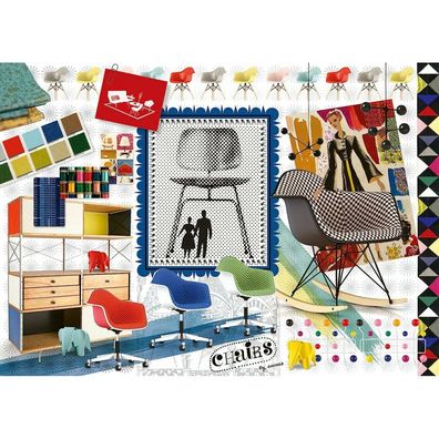 Ravensburger Puzzle Eames: Design Spectrum 1000 Teile