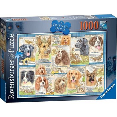 Ravensburger Puzzle Gehorsame Hunde 1000 Teile