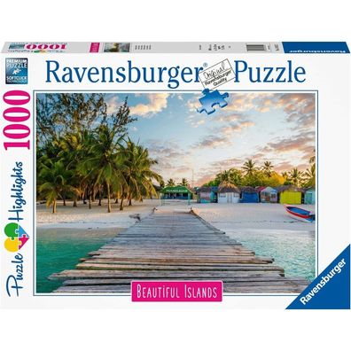 Ravensburger Puzzle Wunderschöne Inseln: Malediven 1000 Stück