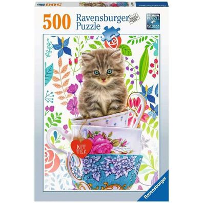 Ravensburger Puzzle Katze in einer Tasse 500 Teile