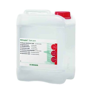 B. Braun Meliseptol® Foam pure Desinfektionsschaum - 5 Liter | Kanister (5000 ml)