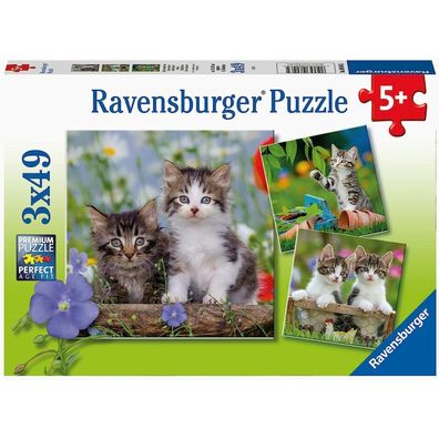 Ravensburger Puzzle Kätzchen 3x49 Teile