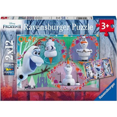 Ravensburger Puzzle Eisreich 2: Der liebe Olaf 2x12 Teile