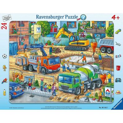 Ravensburger Puzzle Auf der Baustelle 24 Teile