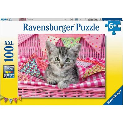 Ravensburger Puzzle Niedliches Kätzchen XXL 100 Teile
