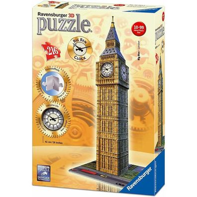 Ravensburger 3D-Puzzle Big Ben mit Uhr 216 Teile