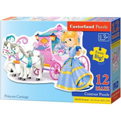 Castorland Puzzle Kutsche für Prinzessin MAXI 12 Teile