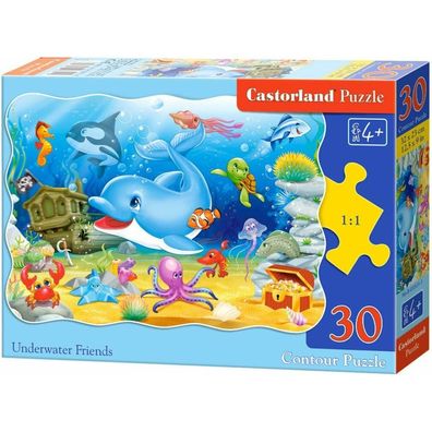 Castorland Puzzle Unterwasserfreunde 30 Teile